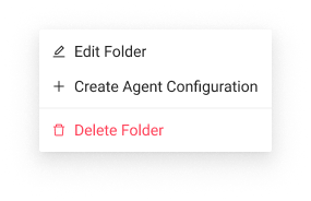 Menu-create-agent-config